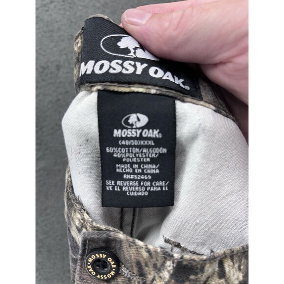 Mossy‎ Oak Pants Mens 3XL Camo Break Up Country Cargo Hunting Stretch Waist - Picture 8 of 9